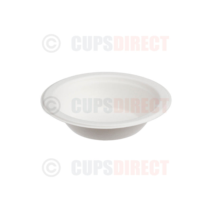 Load image into Gallery viewer, 12oz bagasse biodegradable bowl suitable for hot and cold food