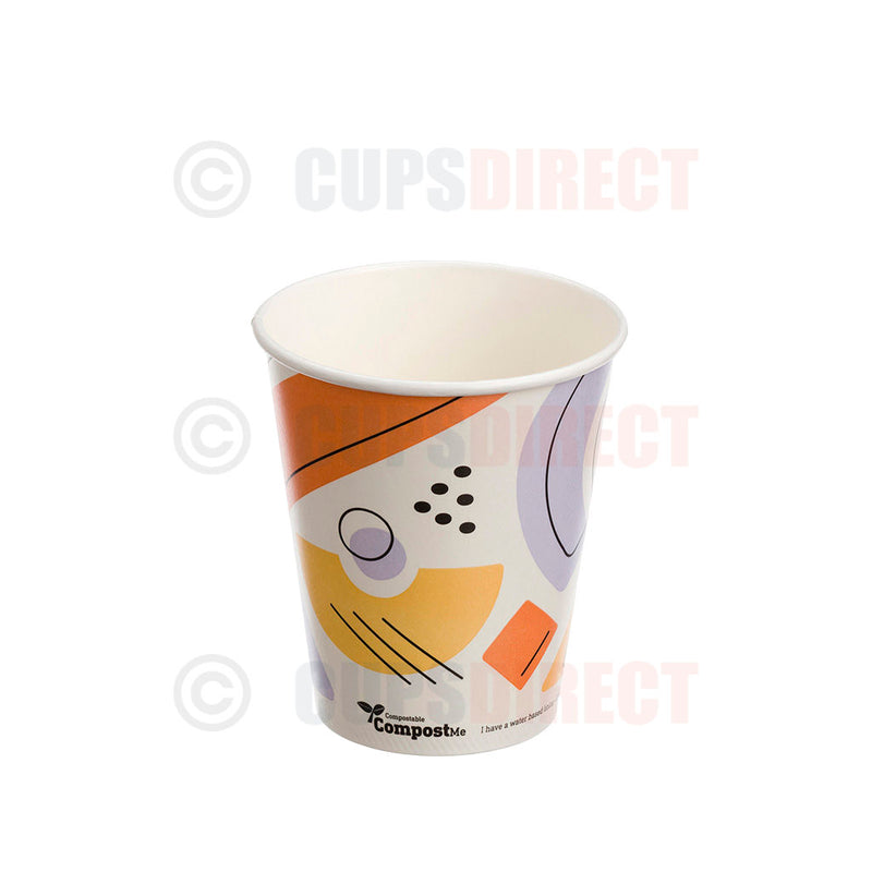 Load image into Gallery viewer, 12oz GeoChill eco single wall paper cold cup for chilled beverages