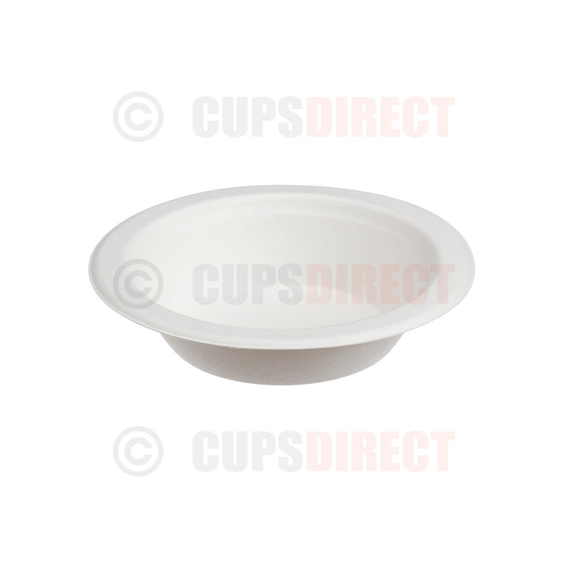 Load image into Gallery viewer, 16oz bagasse biodegradable bowl designed for larger food portions