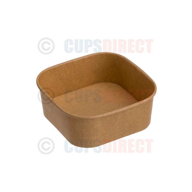 Load image into Gallery viewer, Kraft Square Paper Bowl Range