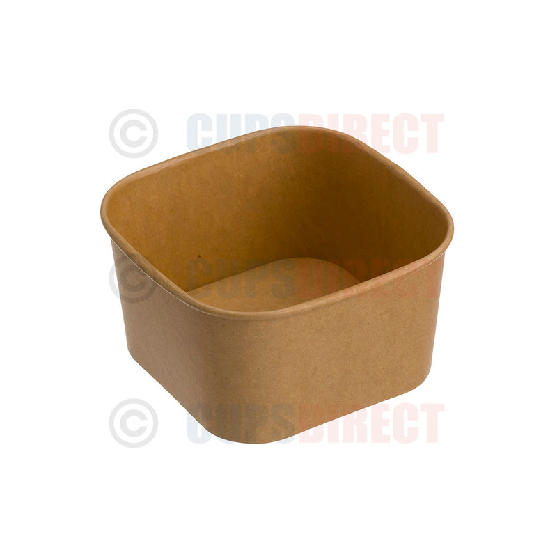 Load image into Gallery viewer, Kraft Square Paper Bowl Range