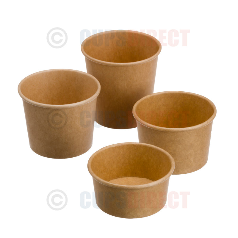 Load image into Gallery viewer, Kraft Paper Portion Pot Range
