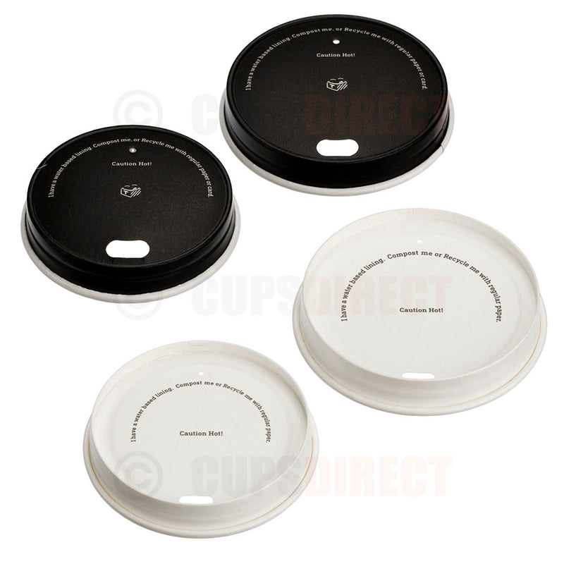 Load image into Gallery viewer, Paper coffee cup lids - AQ lined paper
