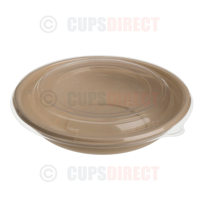 Load image into Gallery viewer, 680ml Round Bowl Pulp Base with PP lid