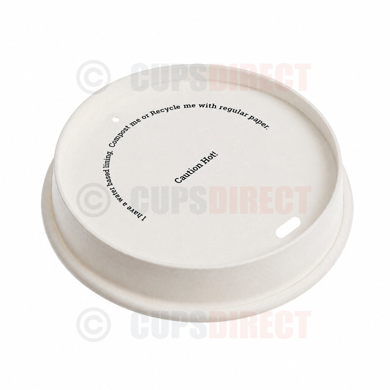 Load image into Gallery viewer, Paper Hot Cup Lids – Bio Recyclable Sip Lid