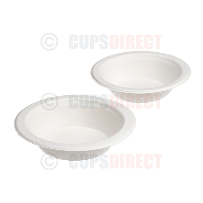 Load image into Gallery viewer, Group image of bagasse biodegradable bowls in multiple sizes