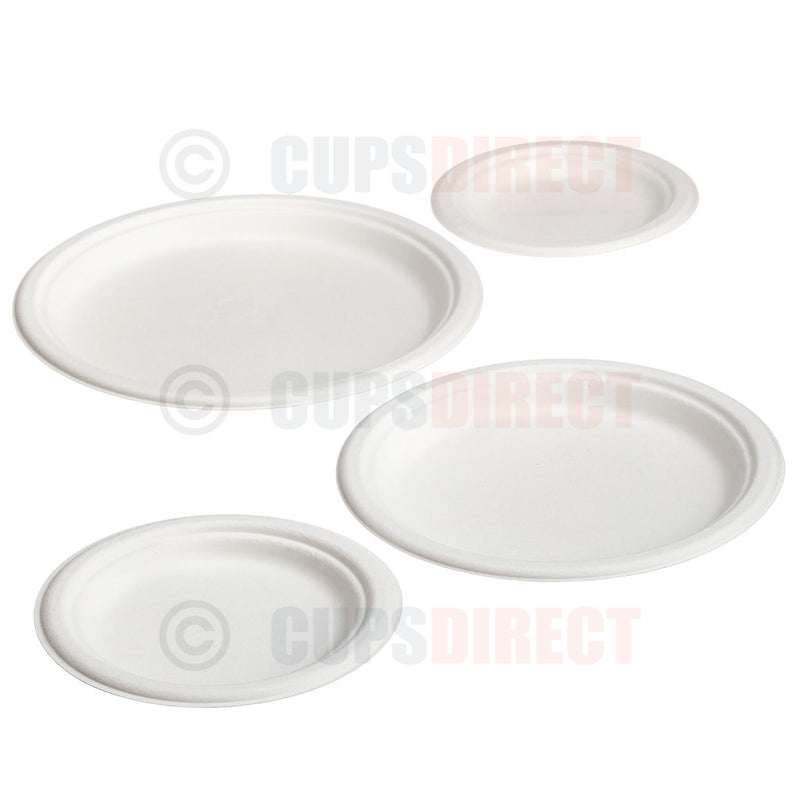 Load image into Gallery viewer, Group image of bagasse round plate range