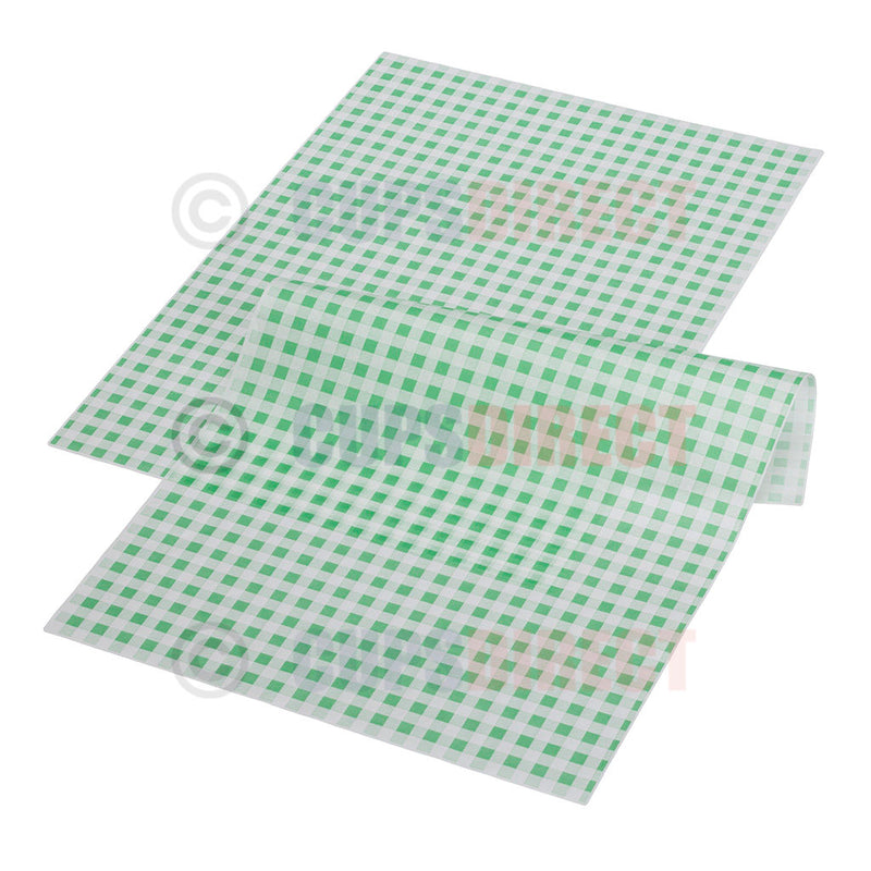 Load image into Gallery viewer, Large Gingham Greaseproof Paper Sheets
