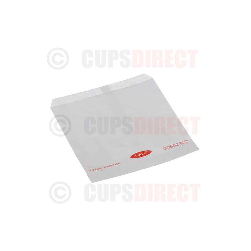 Load image into Gallery viewer, 7 x 7 greaseproof paper bag suitable for snacks and takeaway food