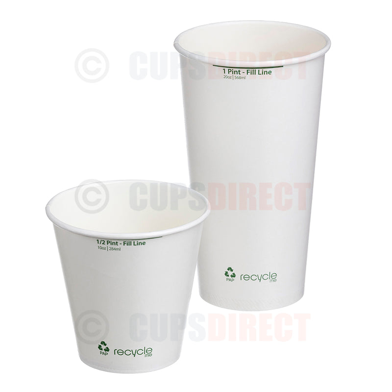 Load image into Gallery viewer, Paper pint and half pint cold beverage and beer cups range for events and takeaway