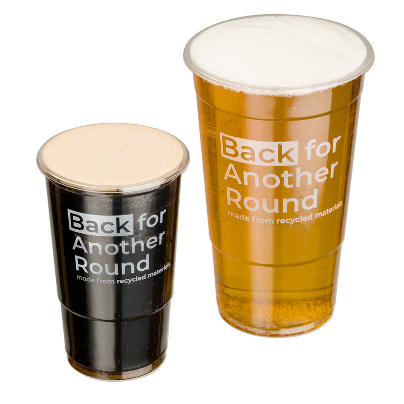 Load image into Gallery viewer, rPET Pint & Half-Pint Beer Cups – 30% Recycled Content