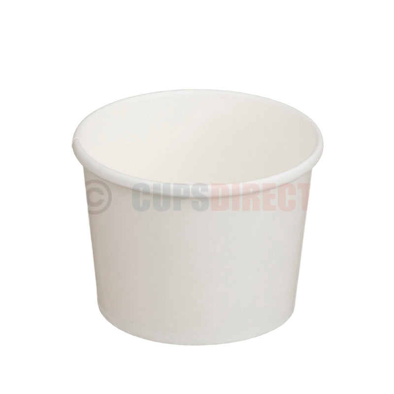 Load image into Gallery viewer, Medium white heavy duty soup and food container