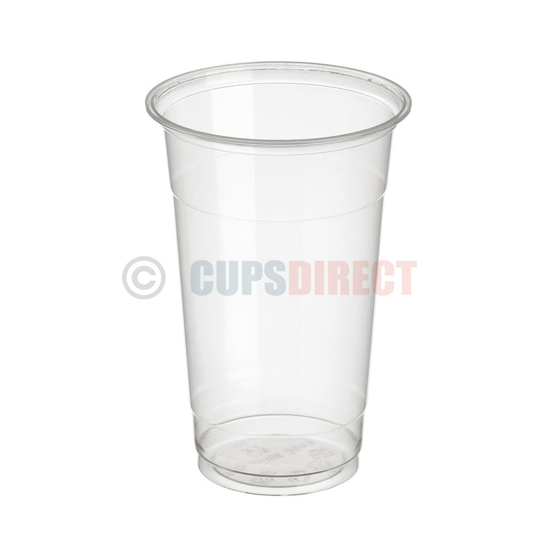 Load image into Gallery viewer, 20oz compostable PLA smoothie cup suitable for large cold drinks