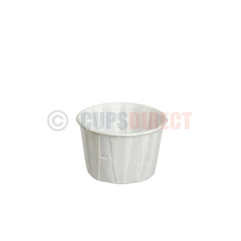 Load image into Gallery viewer, 2oz Genpak paper souffle portion pot suitable for sauces and condiments
