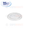 95 series rPET Smoothie Cup - Lid Range STRAW SLOT FLAT (CD6315)
