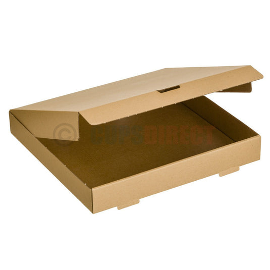 Plain Pizza boxes with Hinged Lid