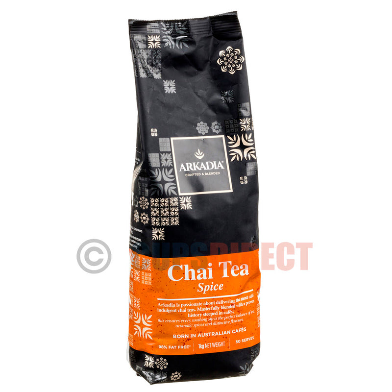 Load image into Gallery viewer, Arkadia 1kg chai tea spice powder blend for hot beverages