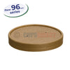 96 Series - Lid Range for Soup Container. Kraft Paper Lid (CD7723)
