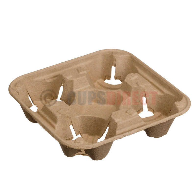Load image into Gallery viewer, Empty paper cup tray for 4 cups