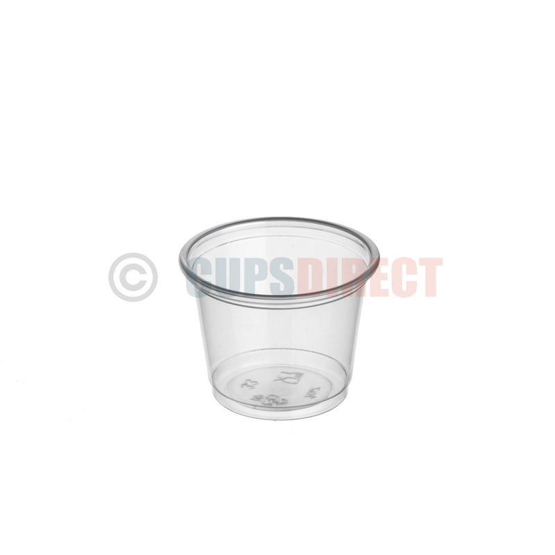 Load image into Gallery viewer, 1oz clear plastic portion cup for sauces and dips