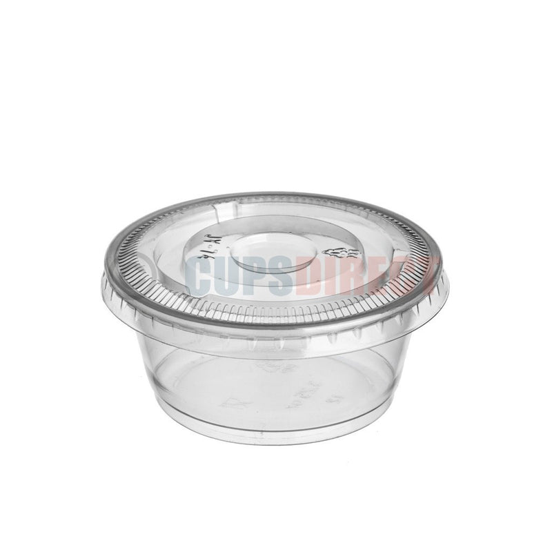 Load image into Gallery viewer, Lid for 3.25oz portion pot, clear PET material