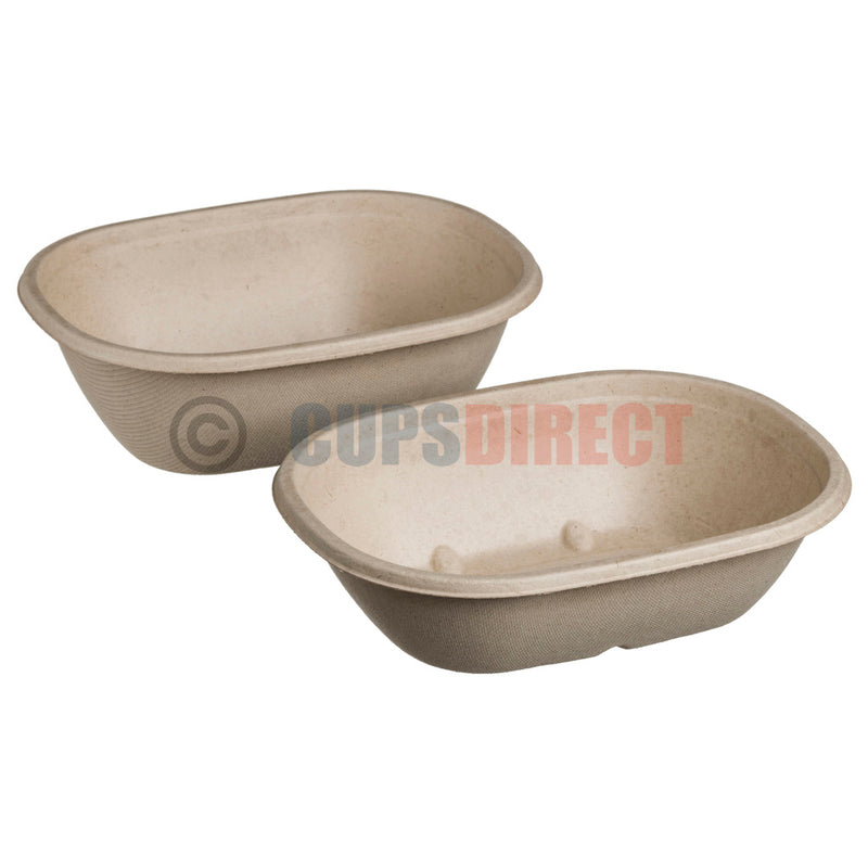 Load image into Gallery viewer, Group image of Sabert BePulp eco street bowls shown without lids