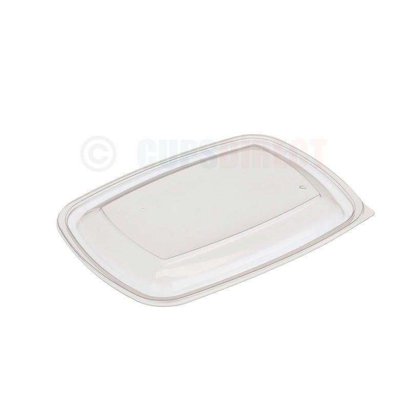 Load image into Gallery viewer, Medium rectangular PP clear microwaveable lid for Sabert Fastpac containers
