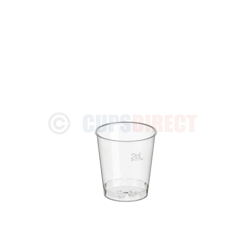 Load image into Gallery viewer, Clear single measure plastic shot glass suitable for bars, parties, and events