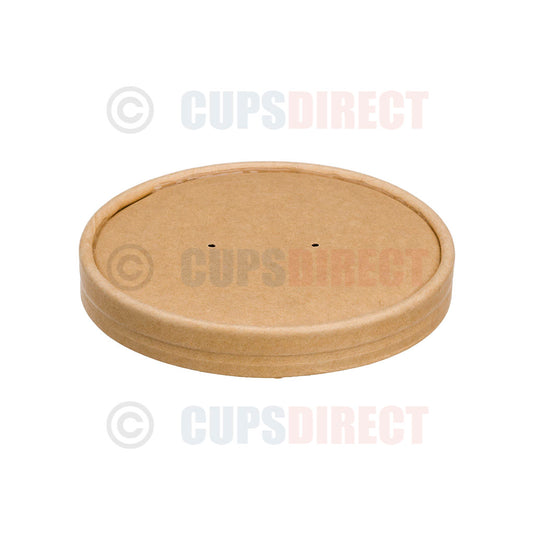 115mm kraft lid for HD soup container