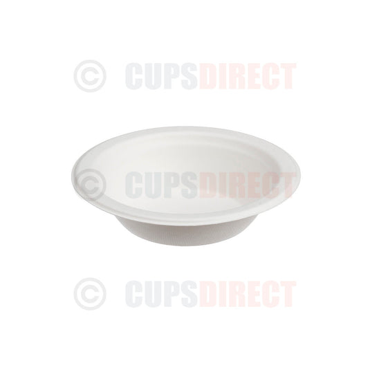 12oz bagasse biodegradable bowl suitable for hot and cold food