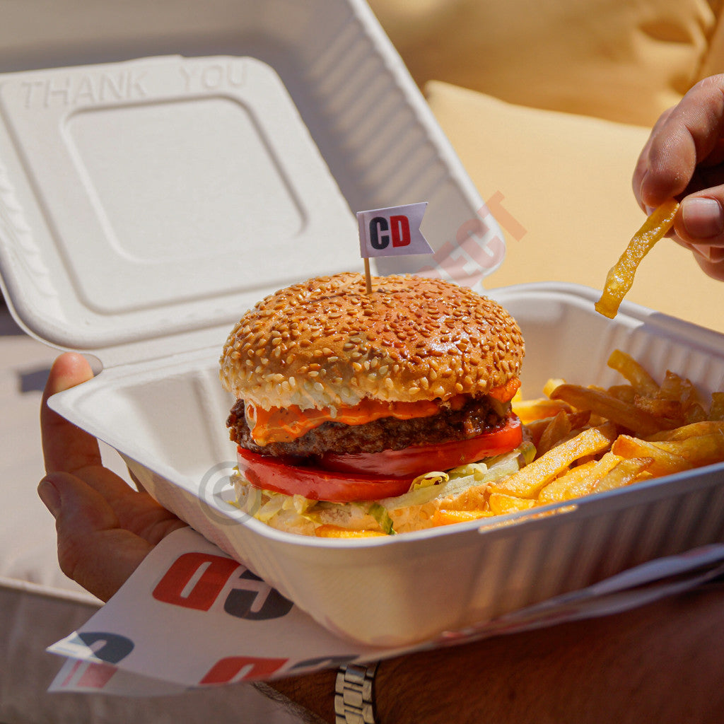 Bagasse Clamshell Container Range