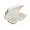 Bagasse Food Trays & Container Range 2Compt. Clam (CD3568)