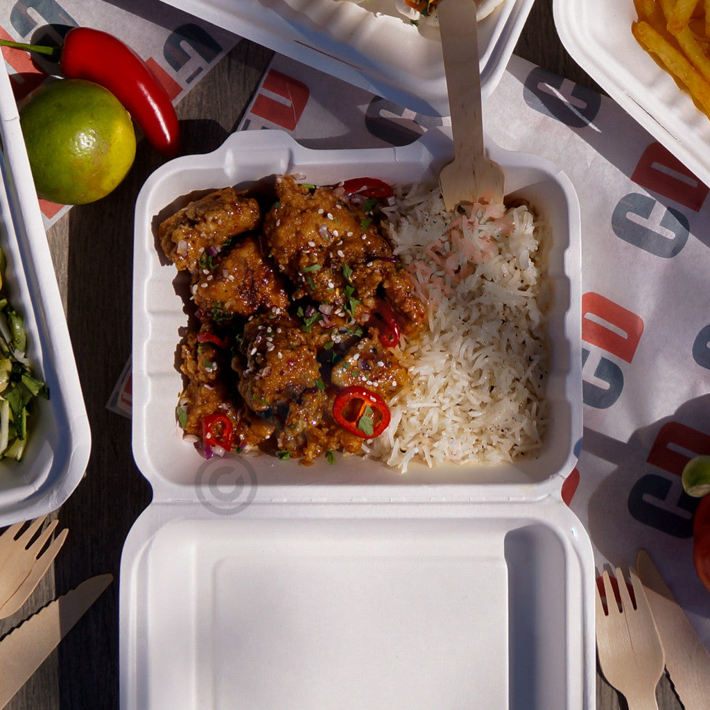 Bagasse Clamshell Container Range