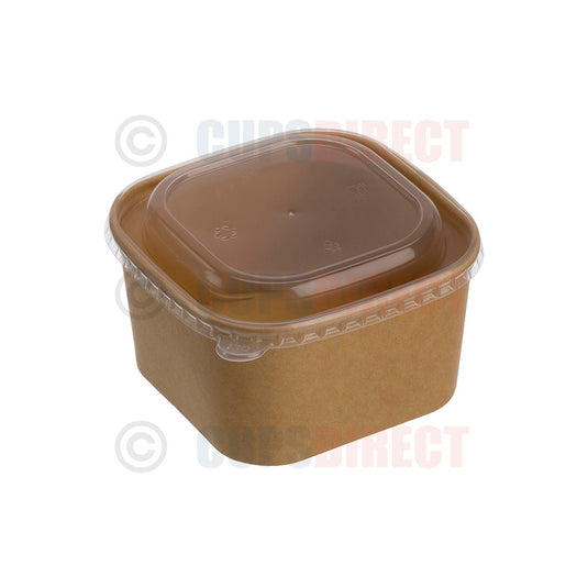 Kraft Square Paper Bowl Range