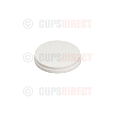 7oz white paper sauce cup lid suitable for takeaway use