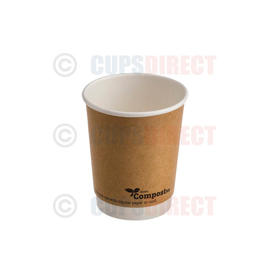 Bio Recyclable - Double Wall Kraft Hot Cup Range