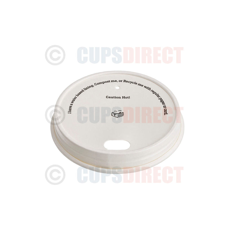 Load image into Gallery viewer, Paper Hot Cup Lids – Bio Recyclable Sip Lid
