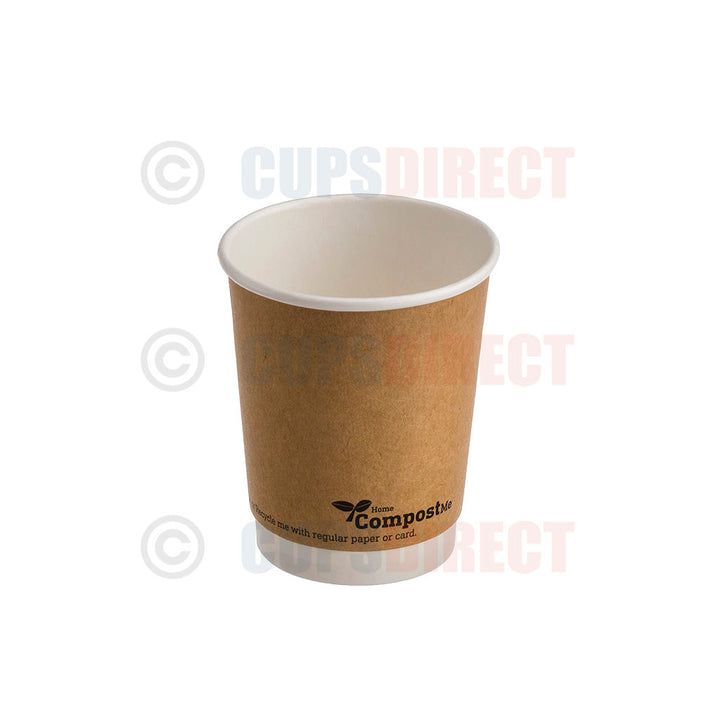 Recyclable Double Wall Kraft Paper Coffee Cups