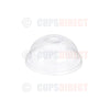 PET Lids for Paper Cups Ø90mm Dome Lid with Hole (DC681)