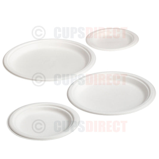 Bagasse Round Plate Range
