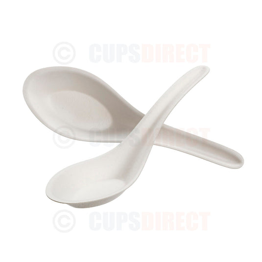 Ramen Bagasse Soup Spoon
