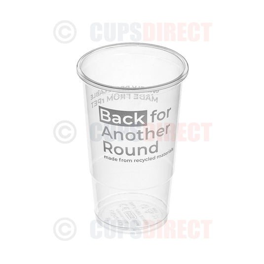 rPET Pint & Half-Pint Beer Cups – 30% Recycled Content