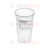 rPET Pint & Half-Pint Beer Cups – 30% Recycled Content 10oz with Print (CD6220)