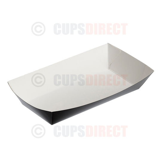 Black compostable medium meal tray