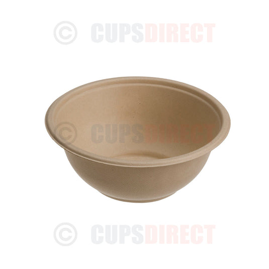 550ml Pulp Buddha Bowl Bases | Plant Fibre Food-to-Go Bowls