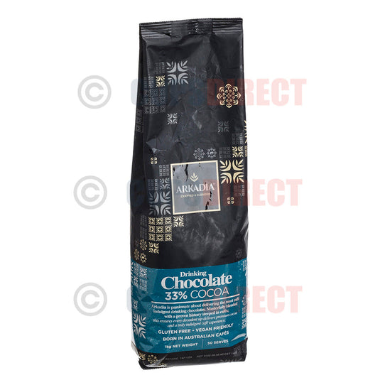 Arkadia 1Kg Drinking Chocolate - 33% Cocoa