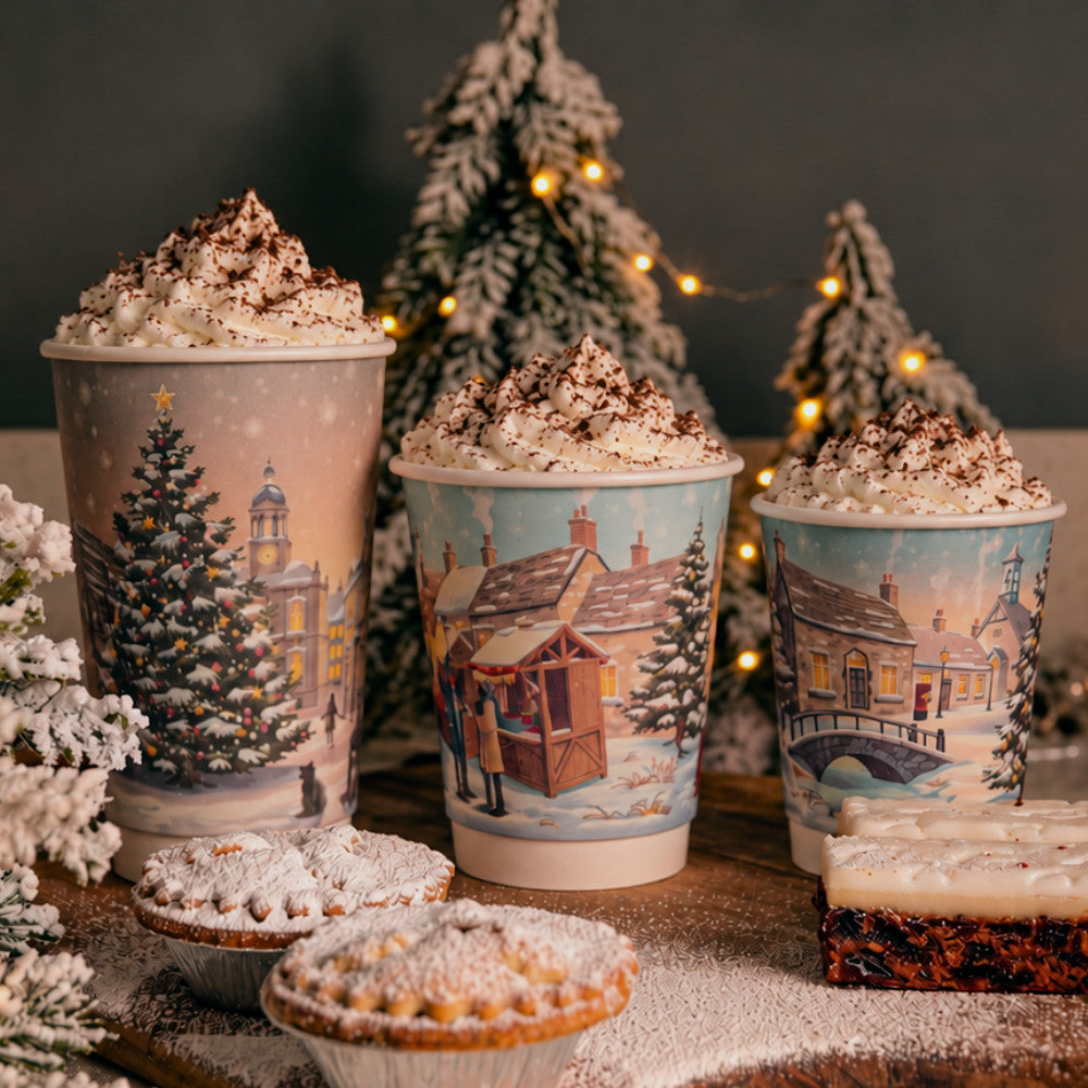 Festive Double Wall - Winter Village Range