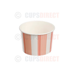 Pastel Stripe Ice Cream Pots