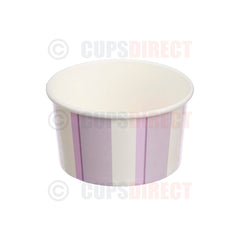 Pastel Stripe Ice Cream Pots