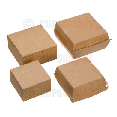 Kraft Clamshell Burger Box Range